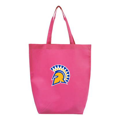 San Jose State Spartans Logo Q-Tees Non-Woven Gusset Bottom Tote