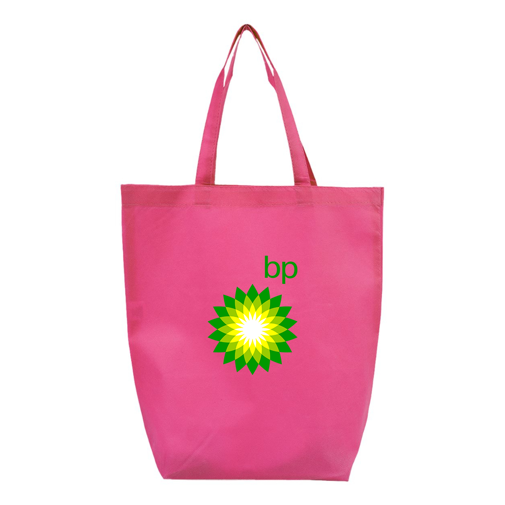 BP Oil Logo Q-Tees Non-Woven Gusset Bottom Tote