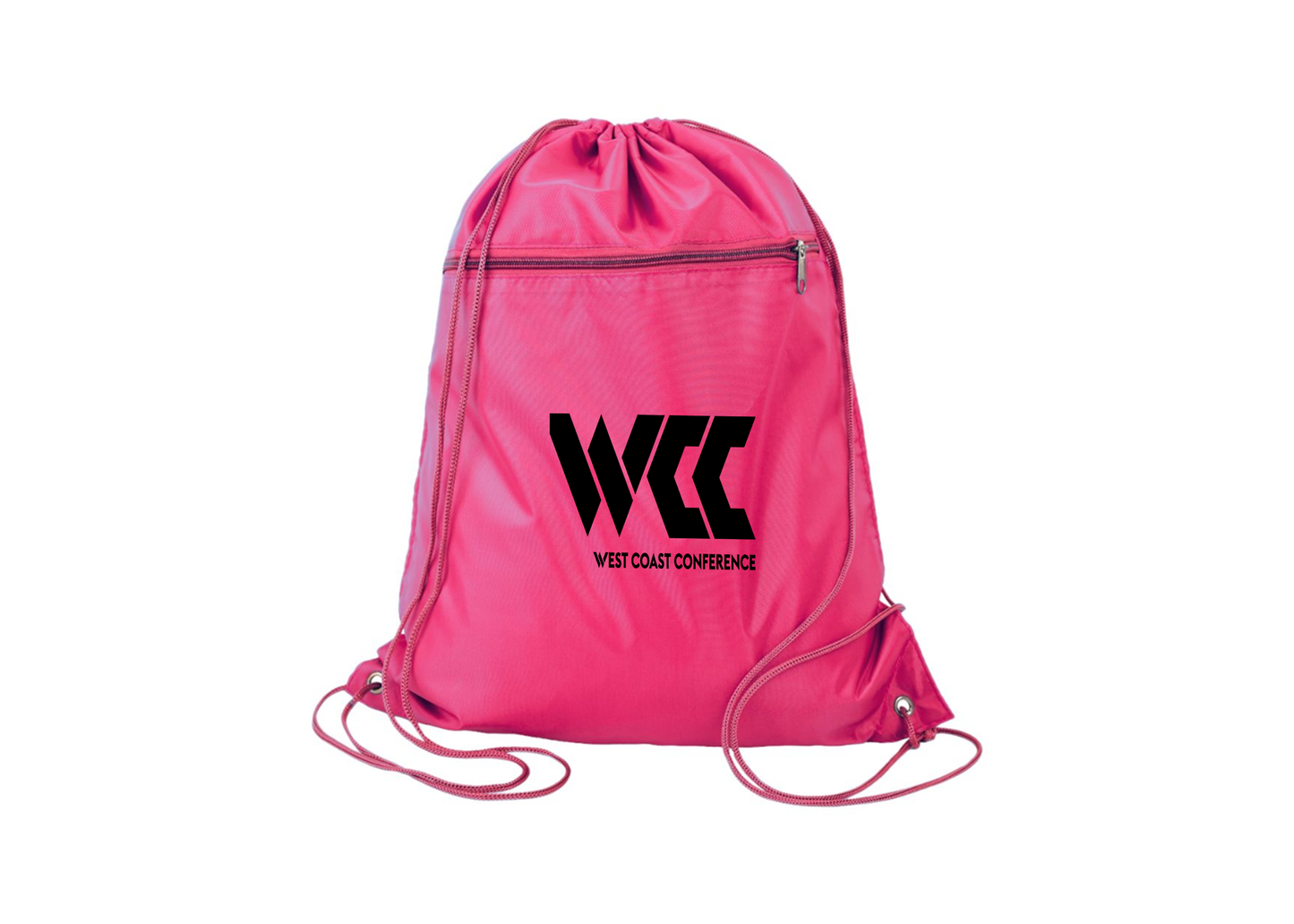 West Coast Conference Q-Tees - Polyester Cinchpack