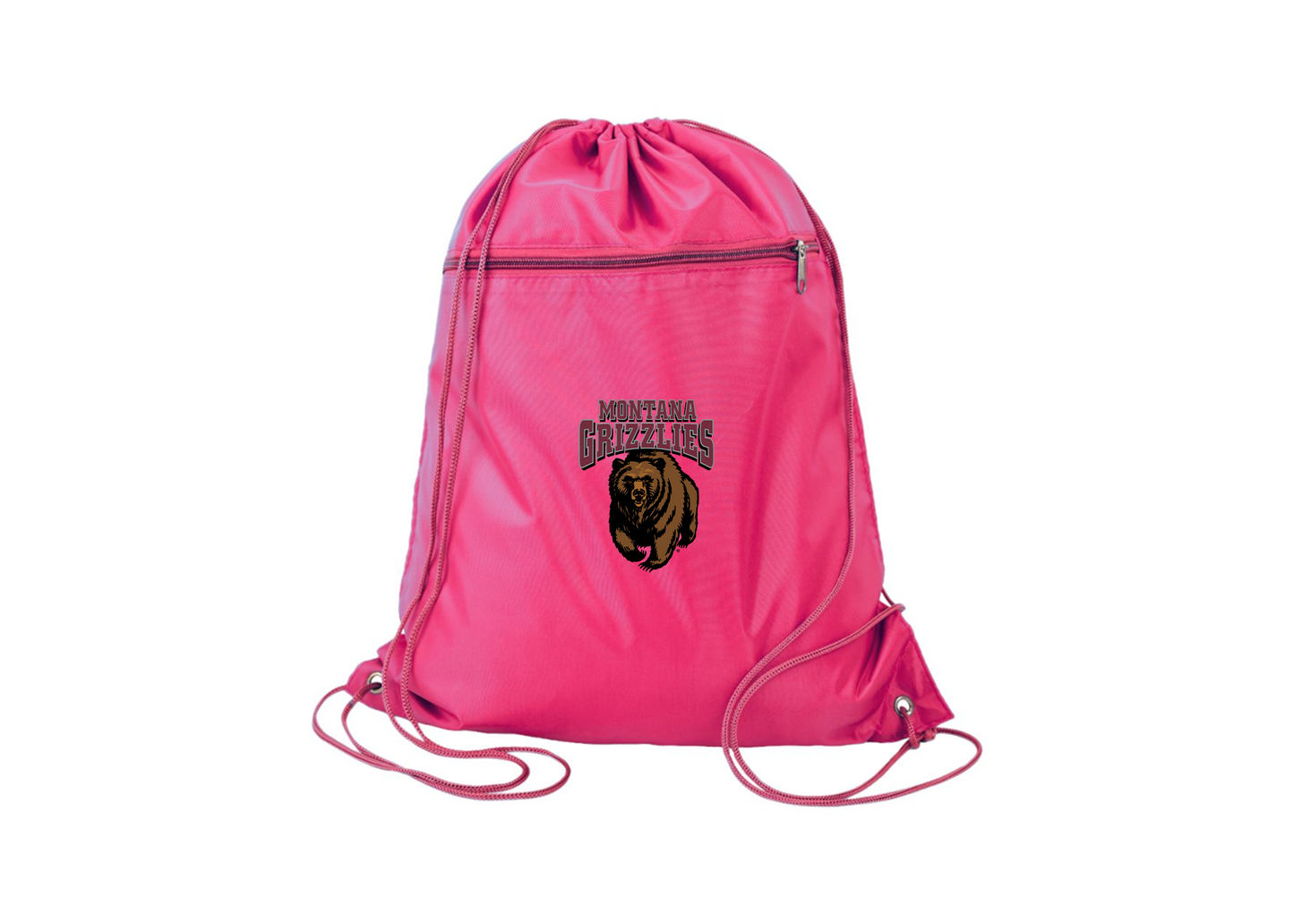 Montana Grizzliesl Q-Tees - Polyester Cinchpack