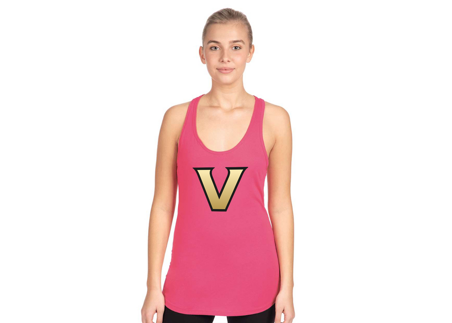 Women's Vanderbilt Commodores Next Level Ideal Racerback Tank