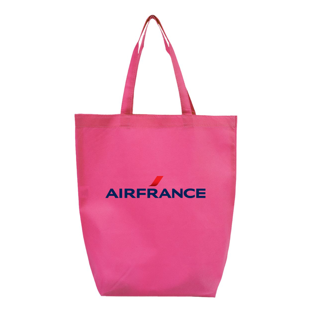 Air France Logo Q-Tees Non-Woven Gusset Bottom Tote