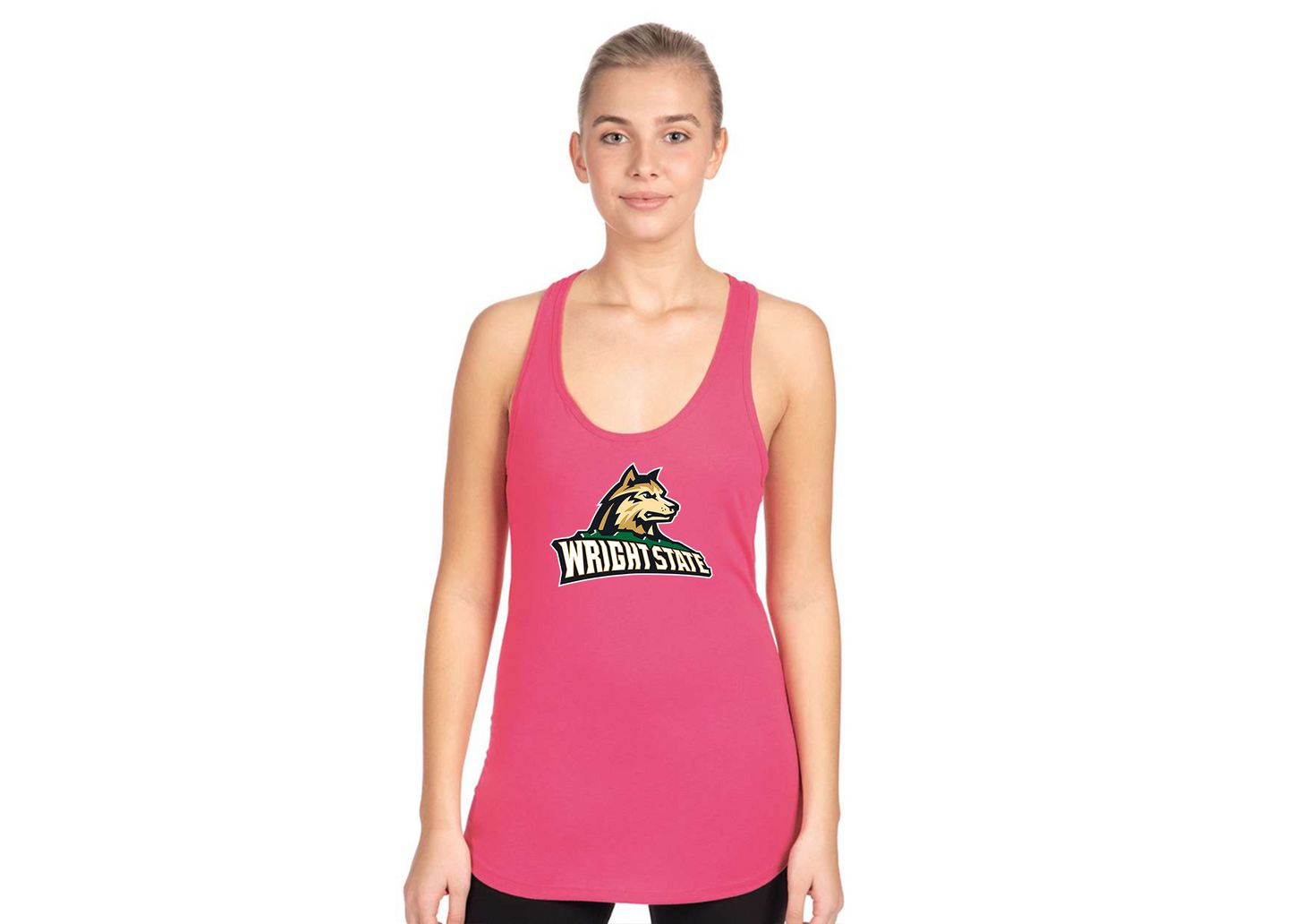 Women's Wright State Raiders Next Level Ideal Racerback Tank