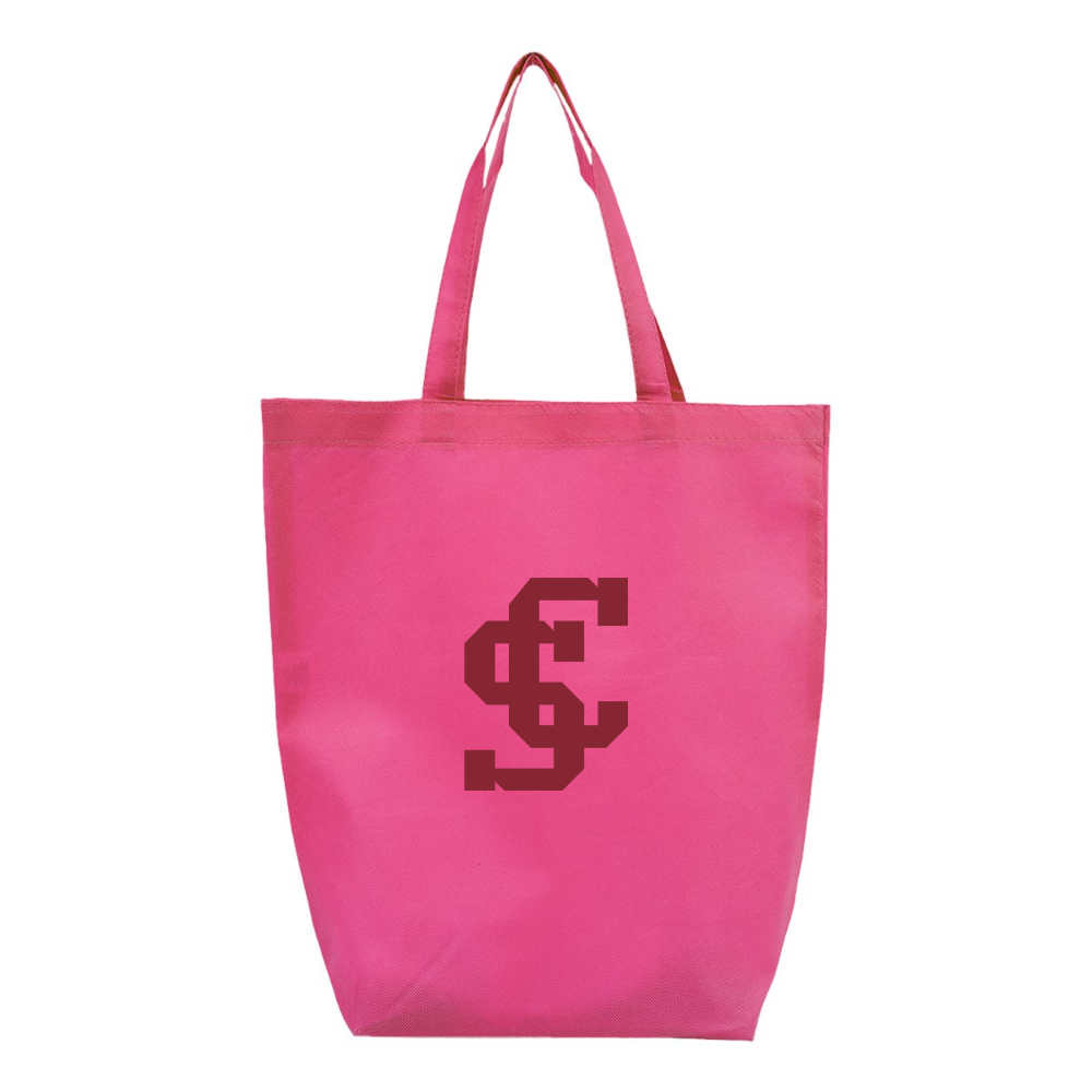 Santa Clara Broncos Logo Q-Tees Non-Woven Gusset Bottom Tote