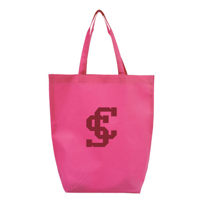 Santa Clara Broncos Logo Q-Tees Non-Woven Gusset Bottom Tote