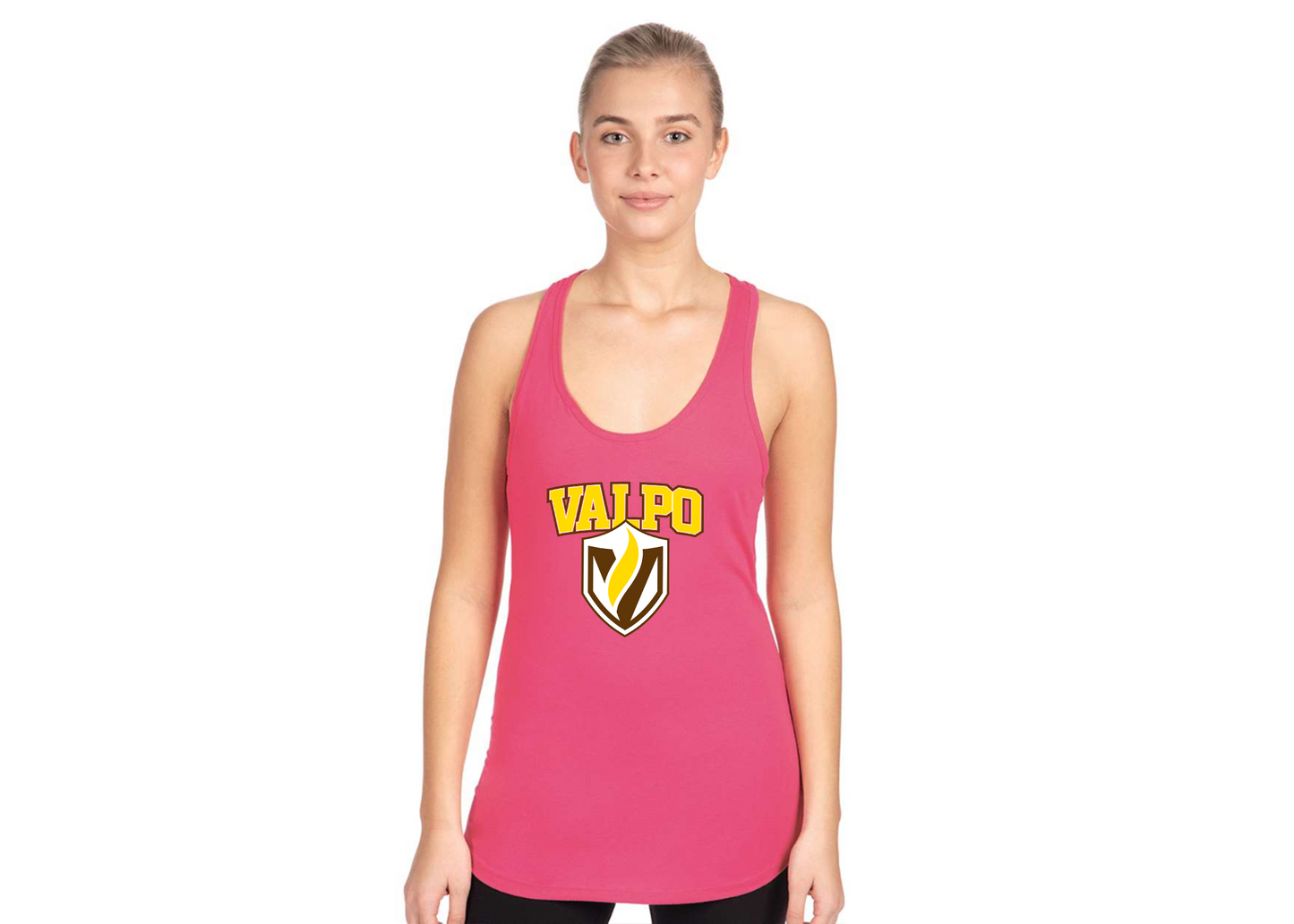 Women's Valparaiso Crusaders Next Level Ideal Racerback Tank