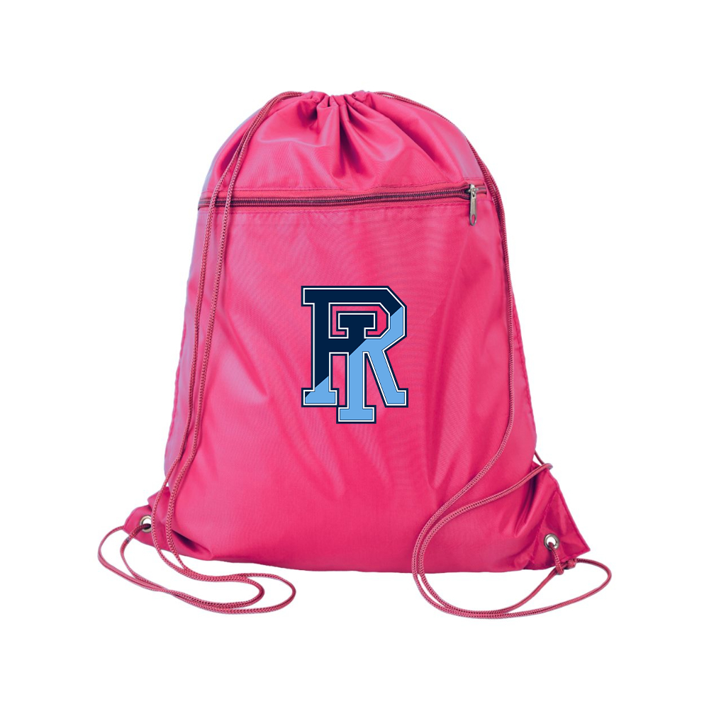 Rhode Island Rams Logo Q-Tees - Polyester Cinchpack