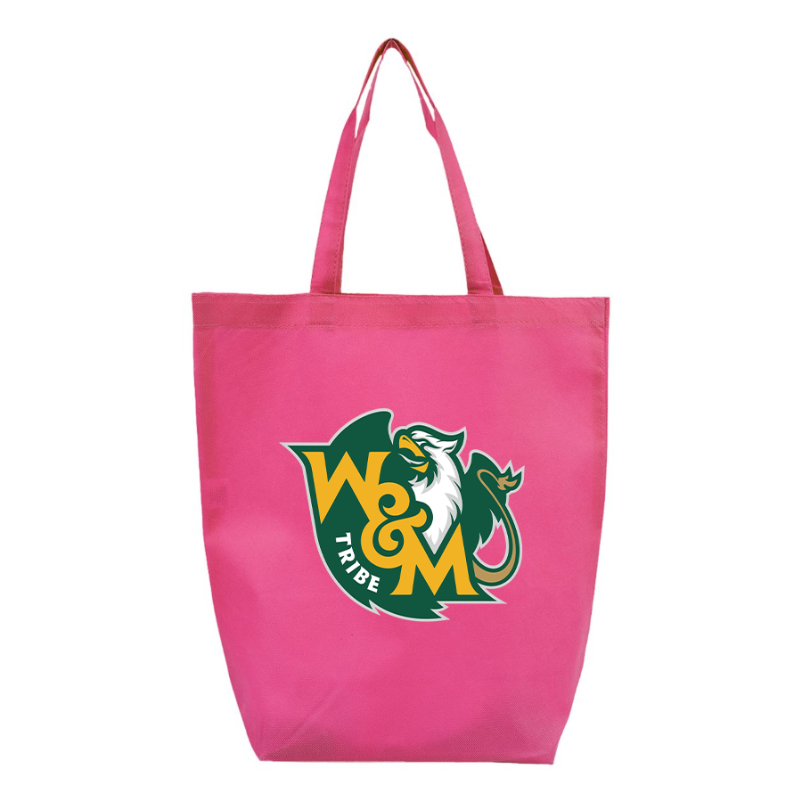 William and Mary Tribe Q-Tees Non-Woven Gusset Bottom Tote