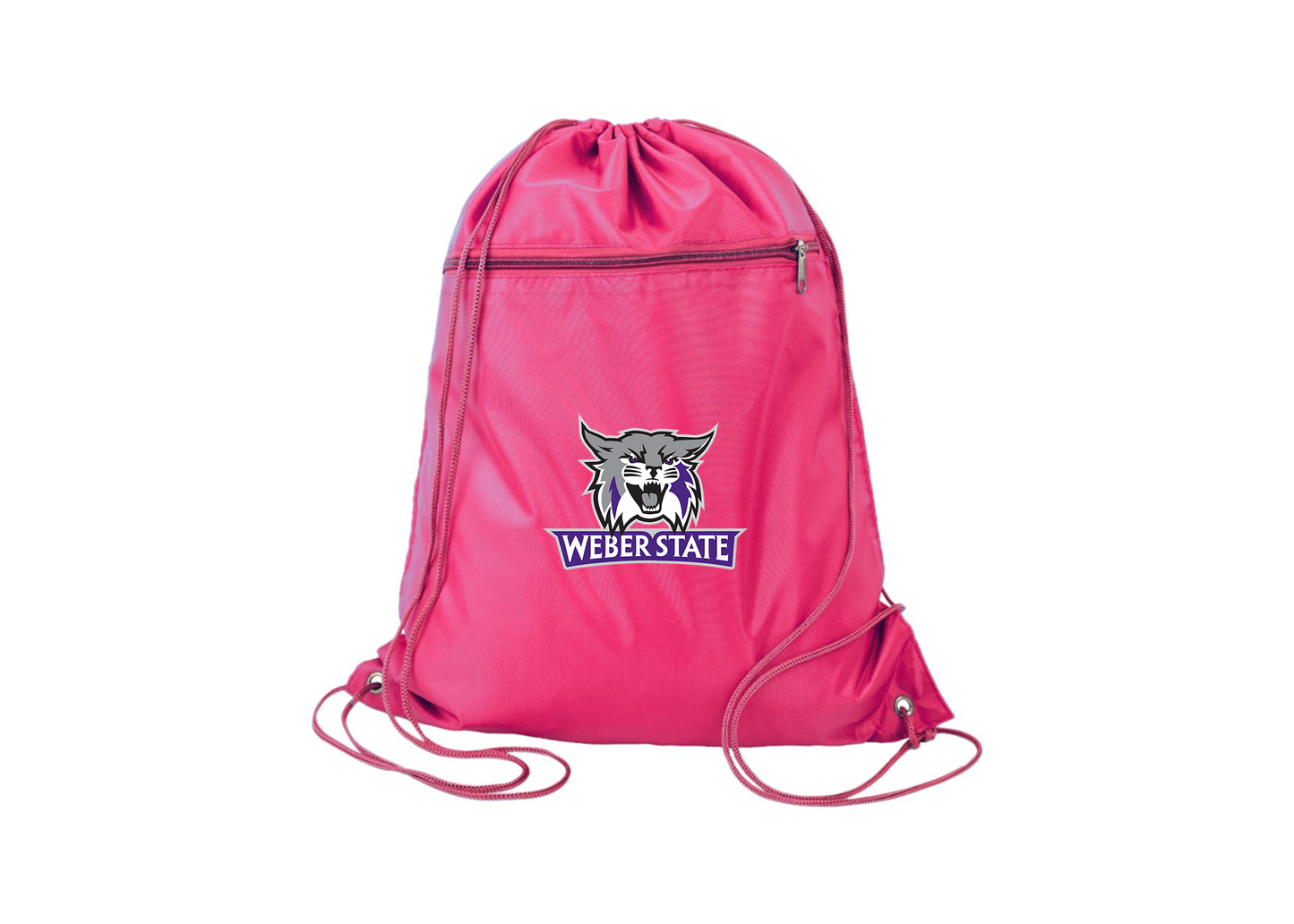 Weber State Wildcats Q-Tees - Polyester Cinchpack