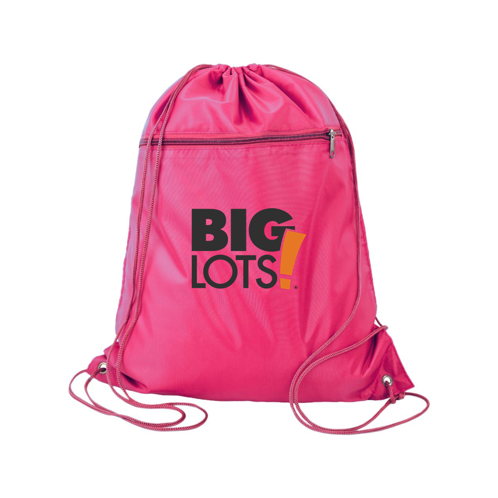 Big Lots Logo Q-Tees - Polyester Cinchpack