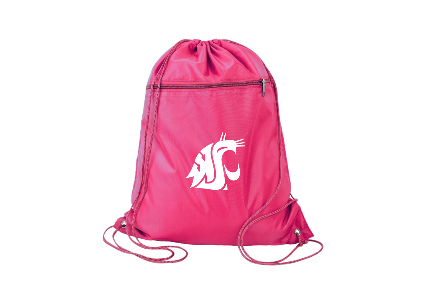 Washington State Cougars Q-Tees - Polyester Cinchpack