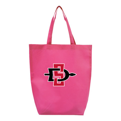 San Diego State Aztecs Logo Q-Tees Non-Woven Gusset Bottom Tote