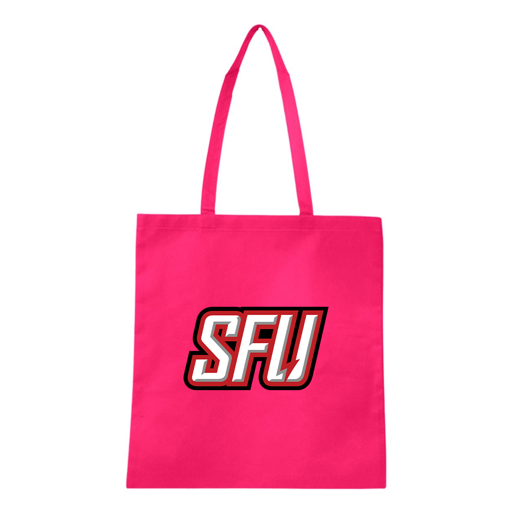 Saint Francis Red Flash Logo Q-Tees Non-Woven  Tote