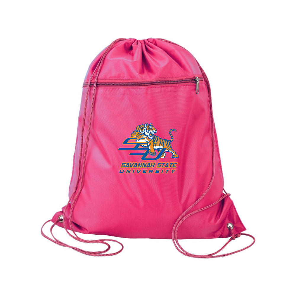 Savannah State Tigers Logo Q-Tees - Polyester Cinchpack