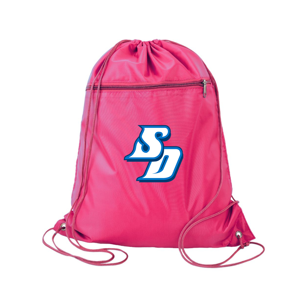 San Diego Toreros Logo Q-Tees - Polyester Cinchpack