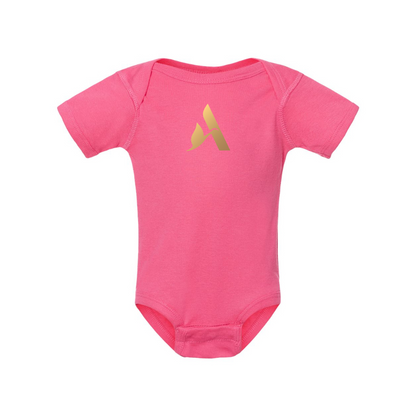 Accor Golden Logo Rabbit Skins Infant Baby Rib Bodysuit