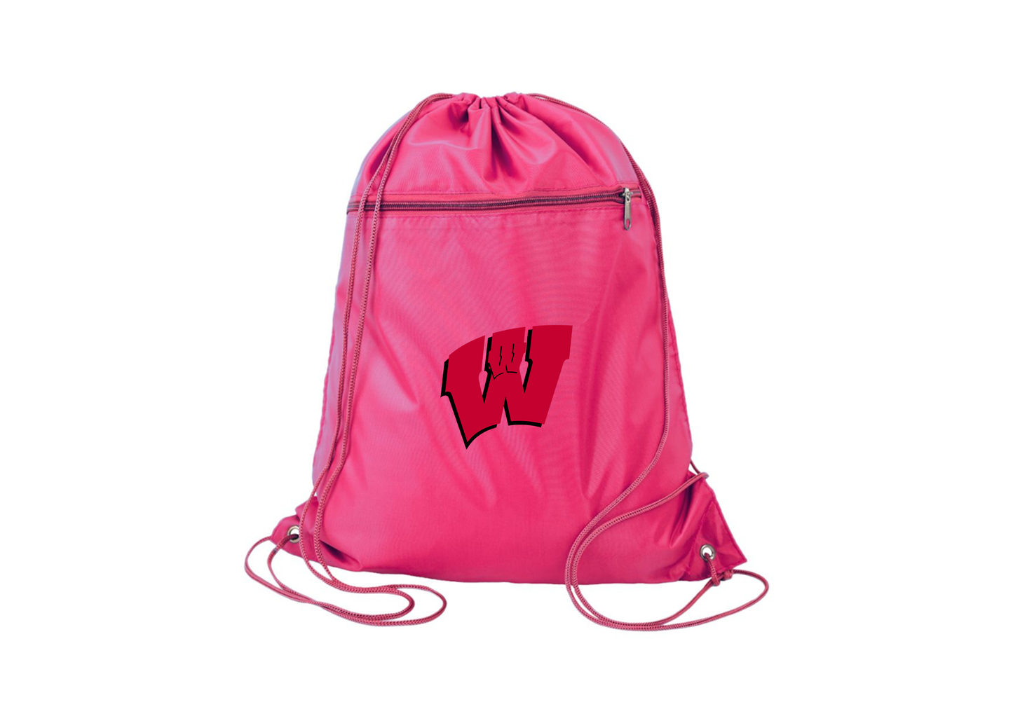 Wisconsin Badgers Q-Tees - Polyester Cinchpack