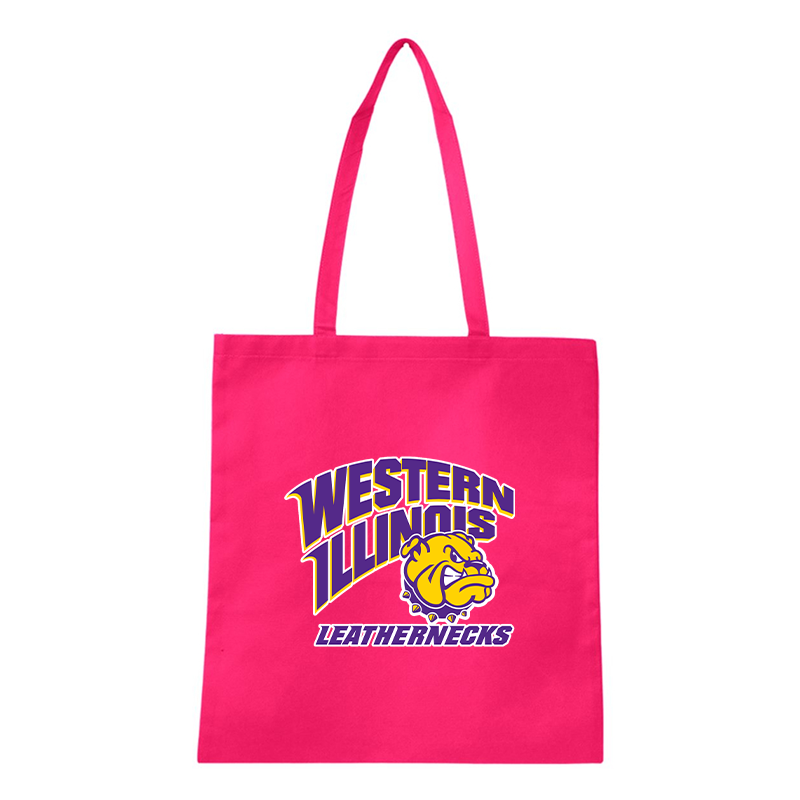 Western Illinois Leathernecks Q-Tees Non-Woven  Tote