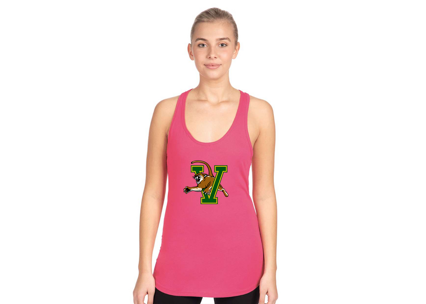 Women's Vermont Catamounts Next Level Ideal Racerback Tank