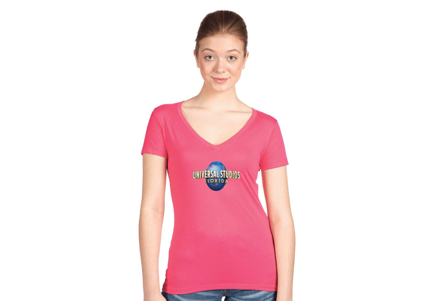Women's Universal Studios Florida Next Level V-Neck T-Shirt