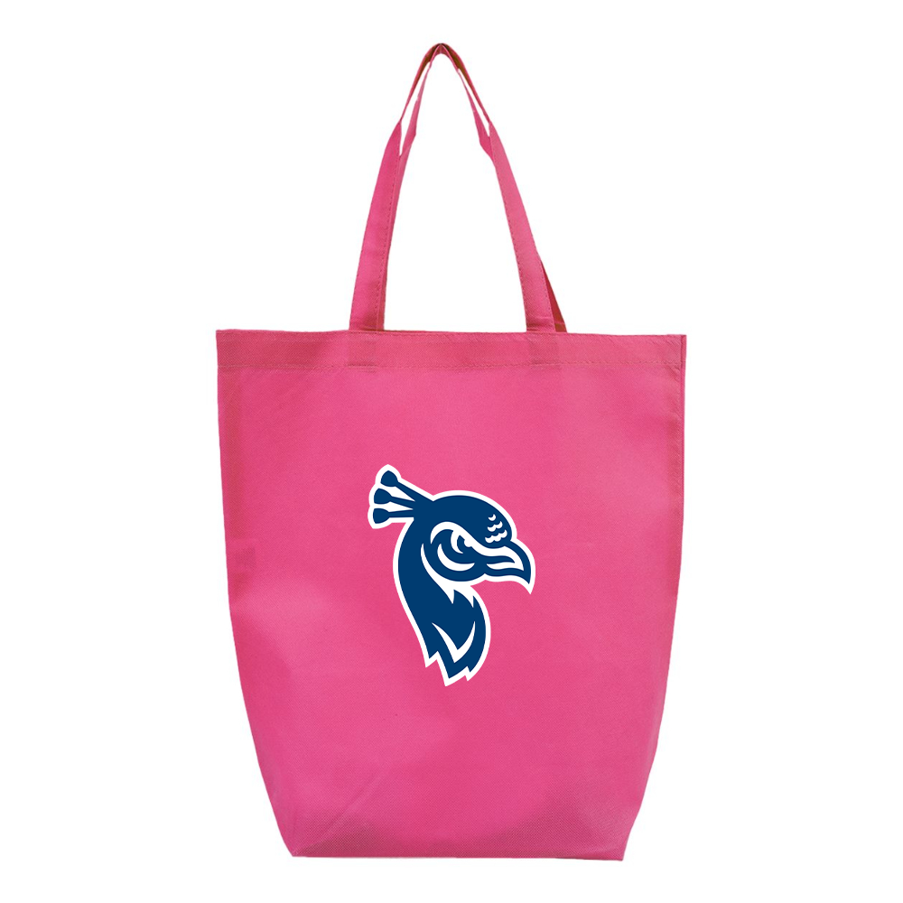 Saint Peters Peacocks Logo Q-Tees Non-Woven Gusset Bottom Tote