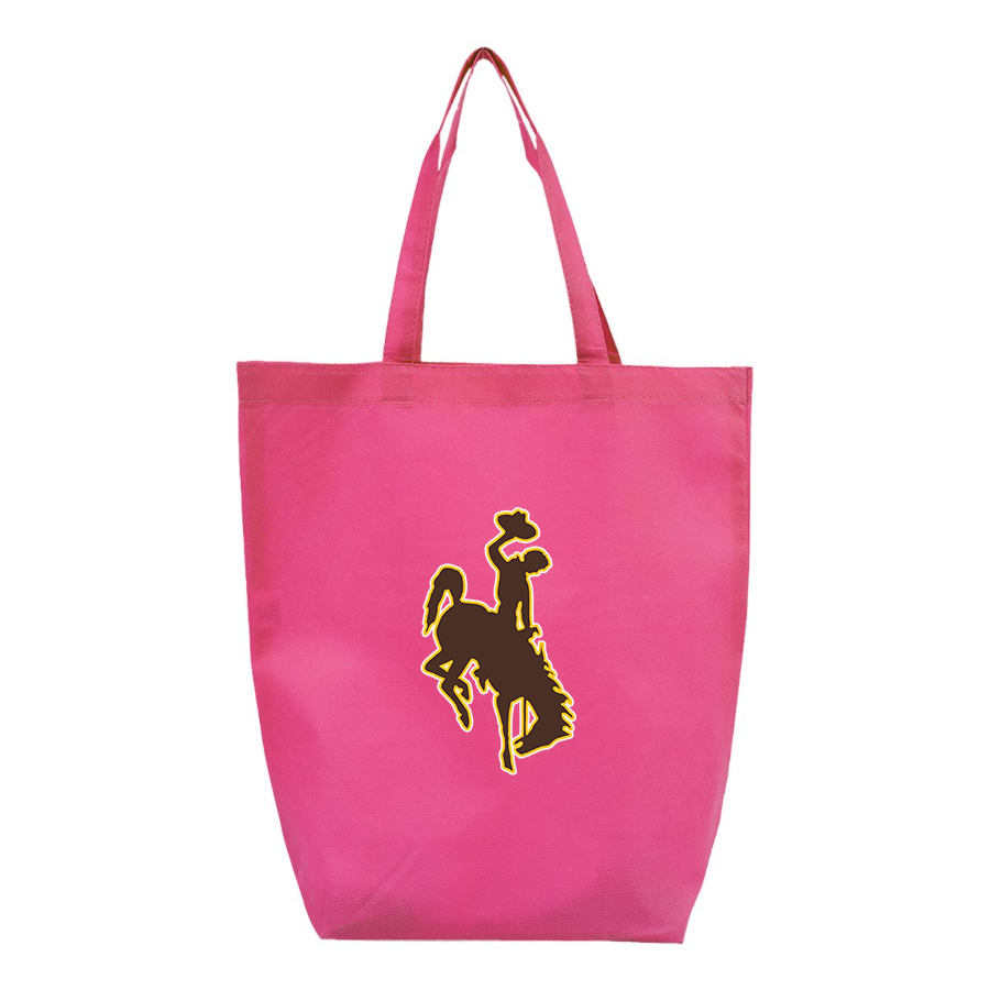 Wyoming Cowboys Q-Tees Non-Woven Gusset Bottom Tote