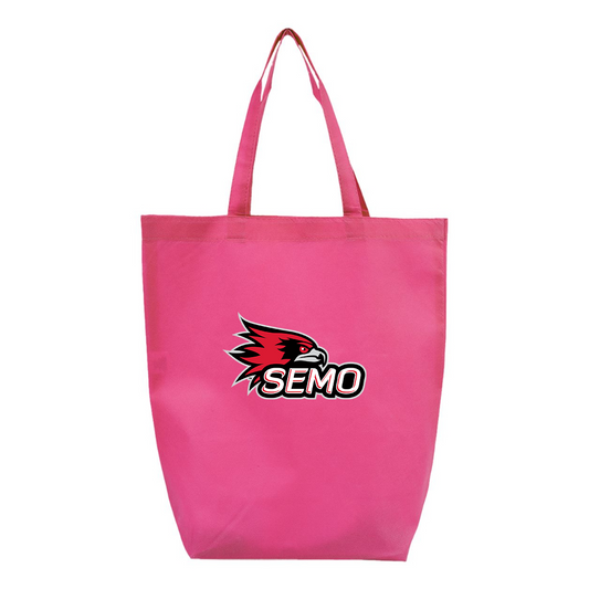 SEMO Redhawks Logo Q-Tees Non-Woven Gusset Bottom Tote