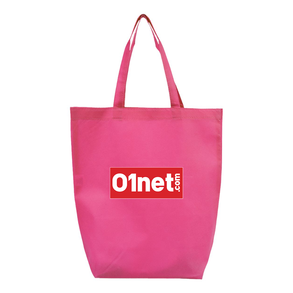 01net Logo Q-Tees Non-Woven Gusset Bottom Tote