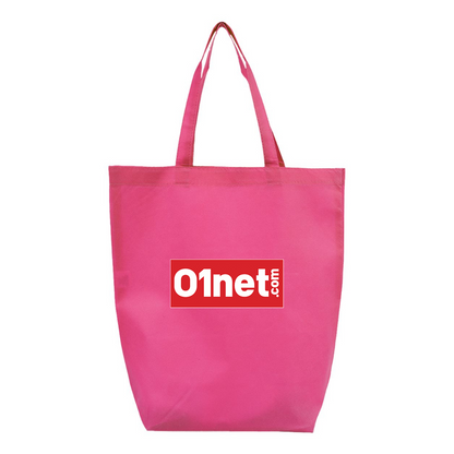 01net Logo Q-Tees Non-Woven Gusset Bottom Tote