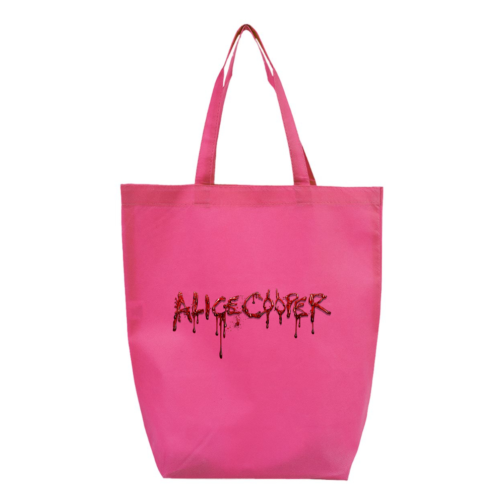 Alice Cooper Logo Q-Tees Non-Woven Gusset Bottom Tote
