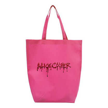 Alice Cooper Logo Q-Tees Non-Woven Gusset Bottom Tote