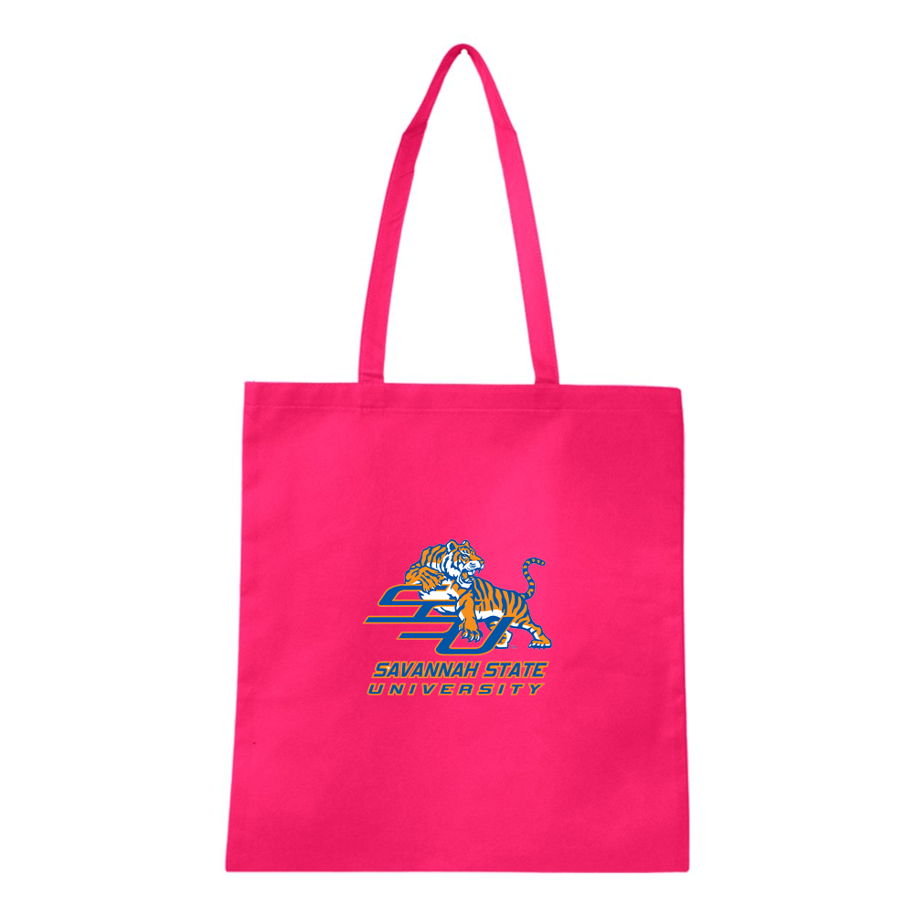 Savannah State Tigers Logo Q-Tees Non-Woven  Tote