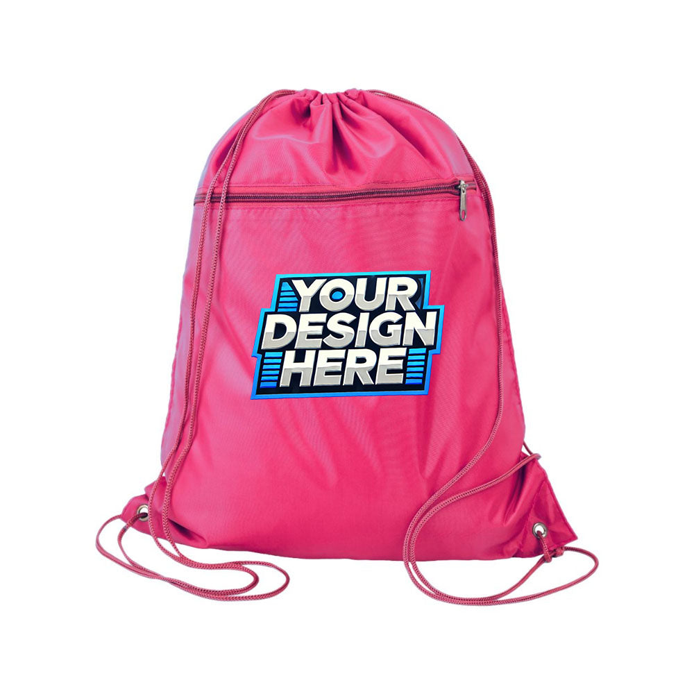 Customize - Q-Tees - Polyester Cinchpack - Q135200