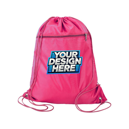 Customize - Q-Tees - Polyester Cinchpack - Q135200