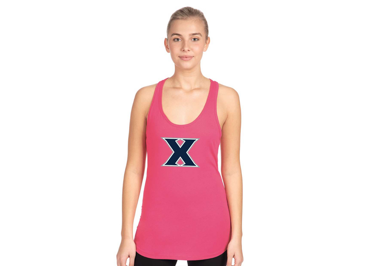 Women's Xavier Musketeers Next Level Ideal Racerback Tank