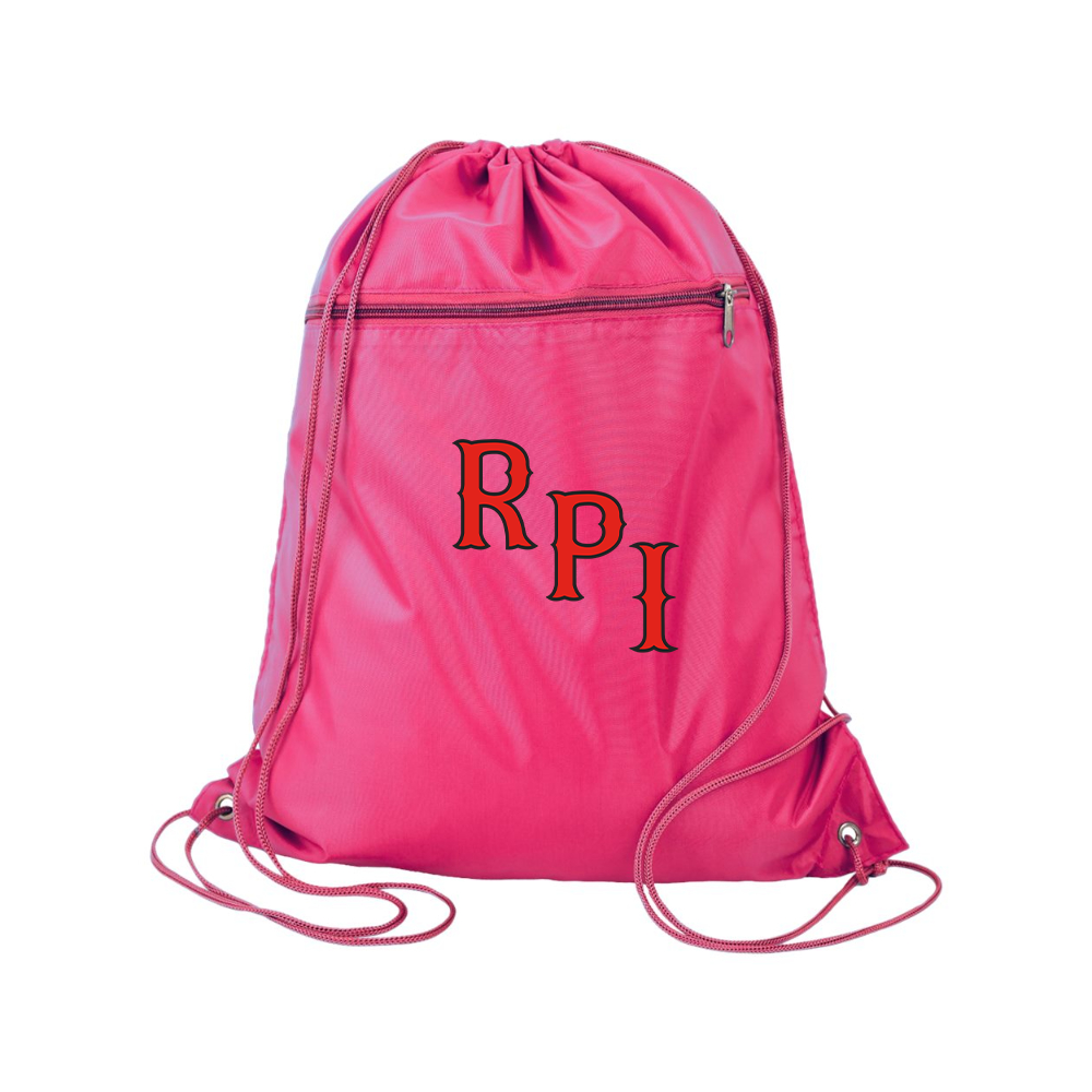 RPI Engineers Logo Q-Tees - Polyester Cinchpack