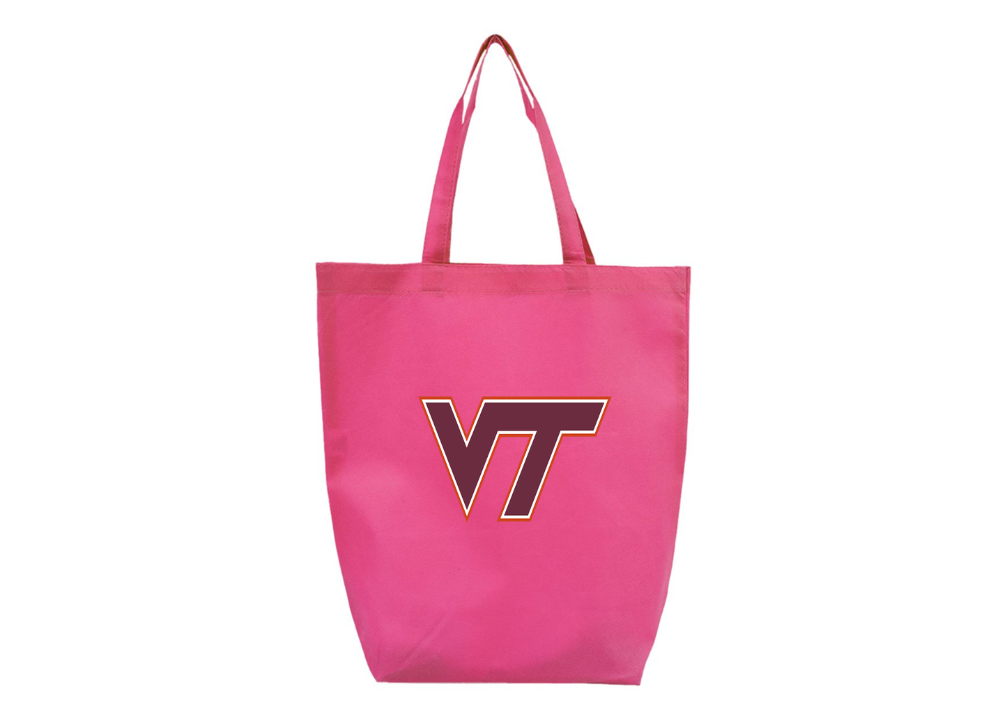 Virginia Tech Hokies Q-Tees Non-Woven Gusset Bottom Tote