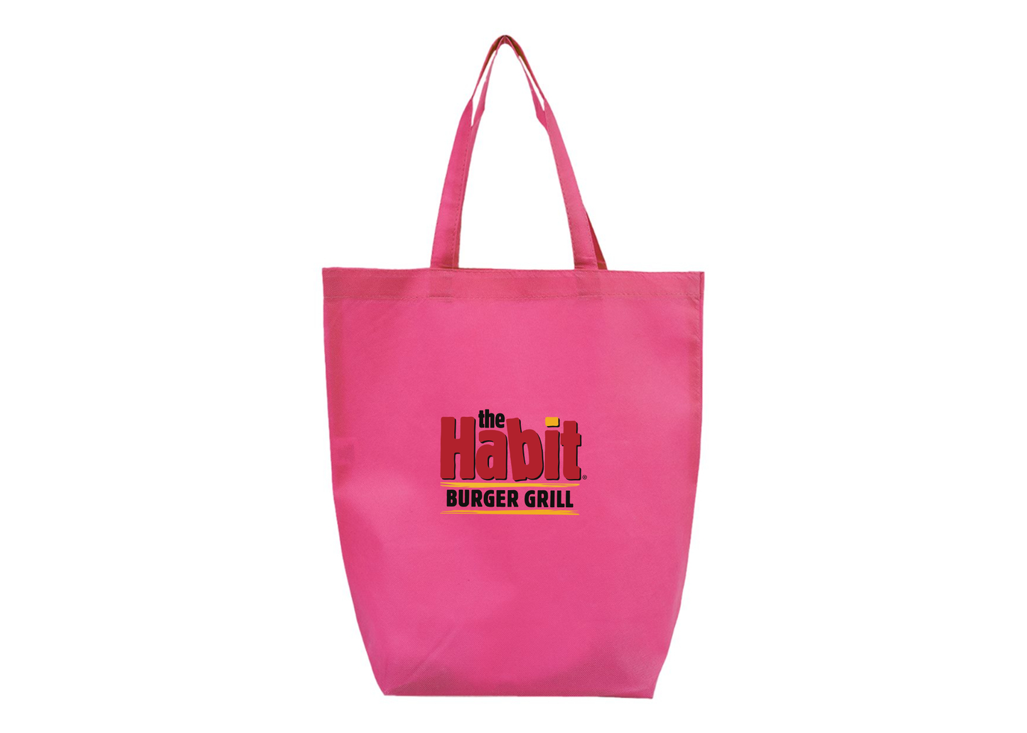 The Habit Burger Grill Q-Tees Non-Woven Gusset Bottom Tote