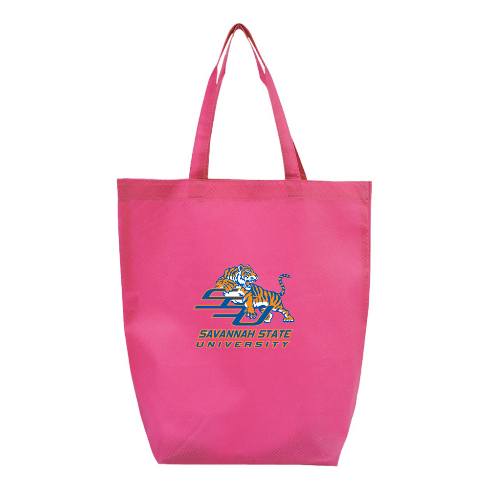 Savannah State Tigers Logo Q-Tees Non-Woven Gusset Bottom Tote