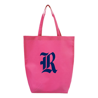 Rice Owls Logo Q-Tees Non-Woven Gusset Bottom Tote