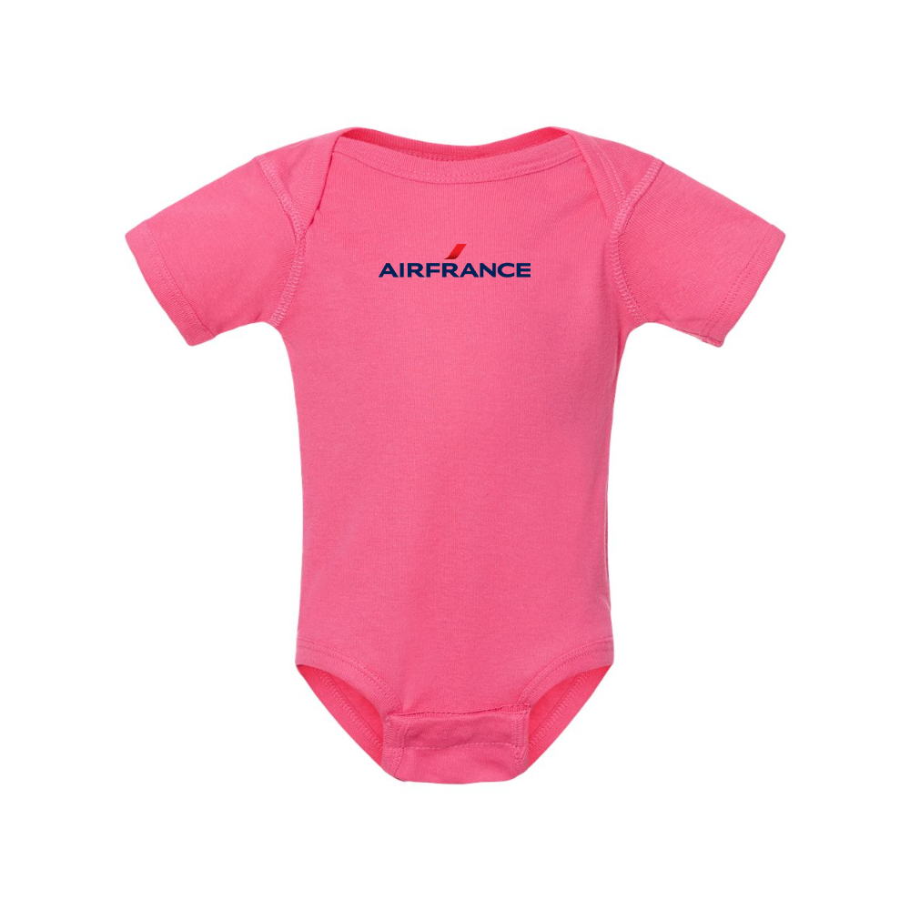 Air France Logo Rabbit Skins Infant Baby Rib Bodysuit