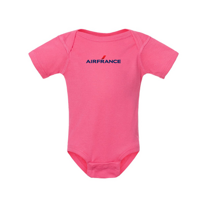 Air France Logo Rabbit Skins Infant Baby Rib Bodysuit