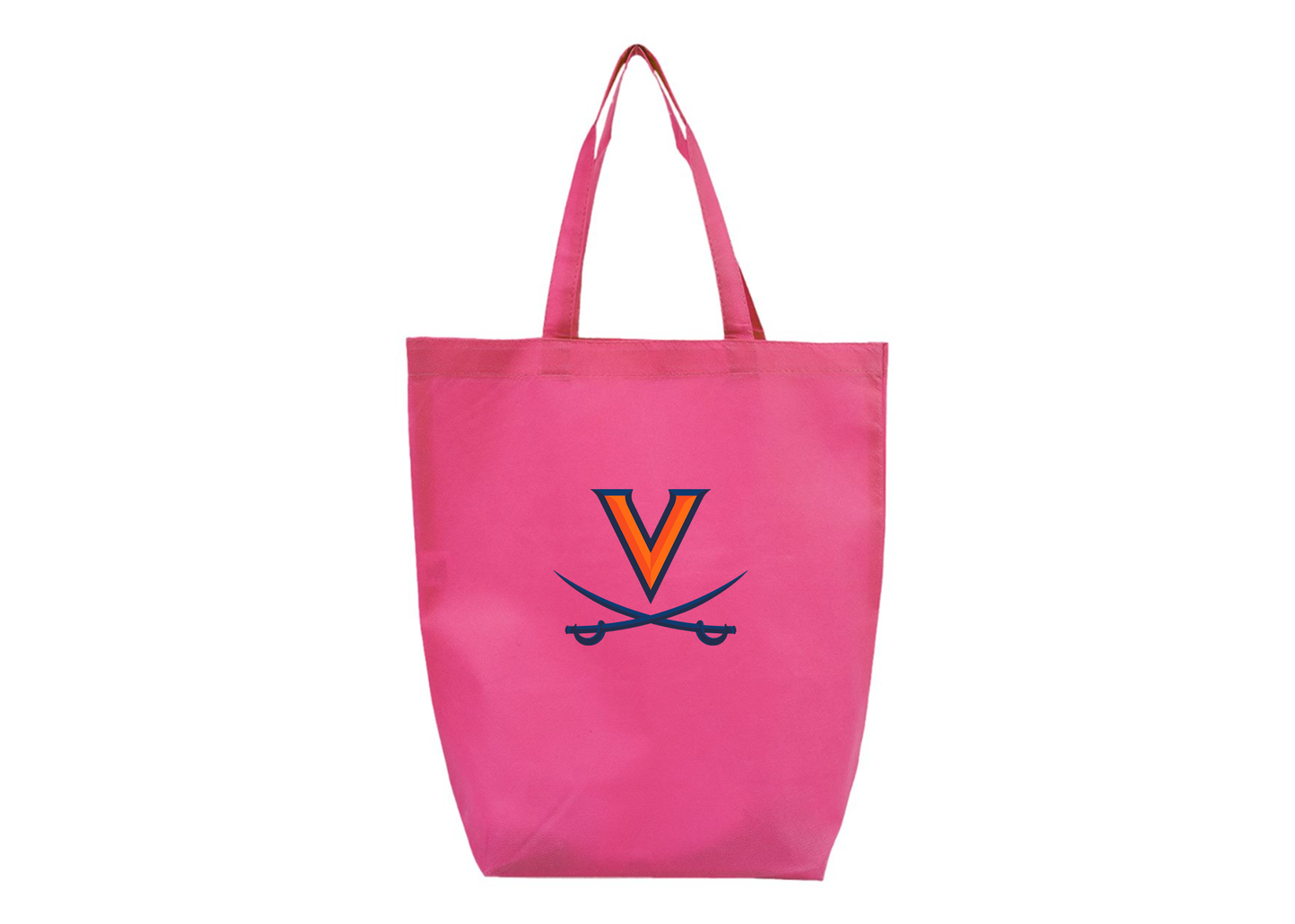 Virginia Cavaliers Q-Tees Non-Woven Gusset Bottom Tote