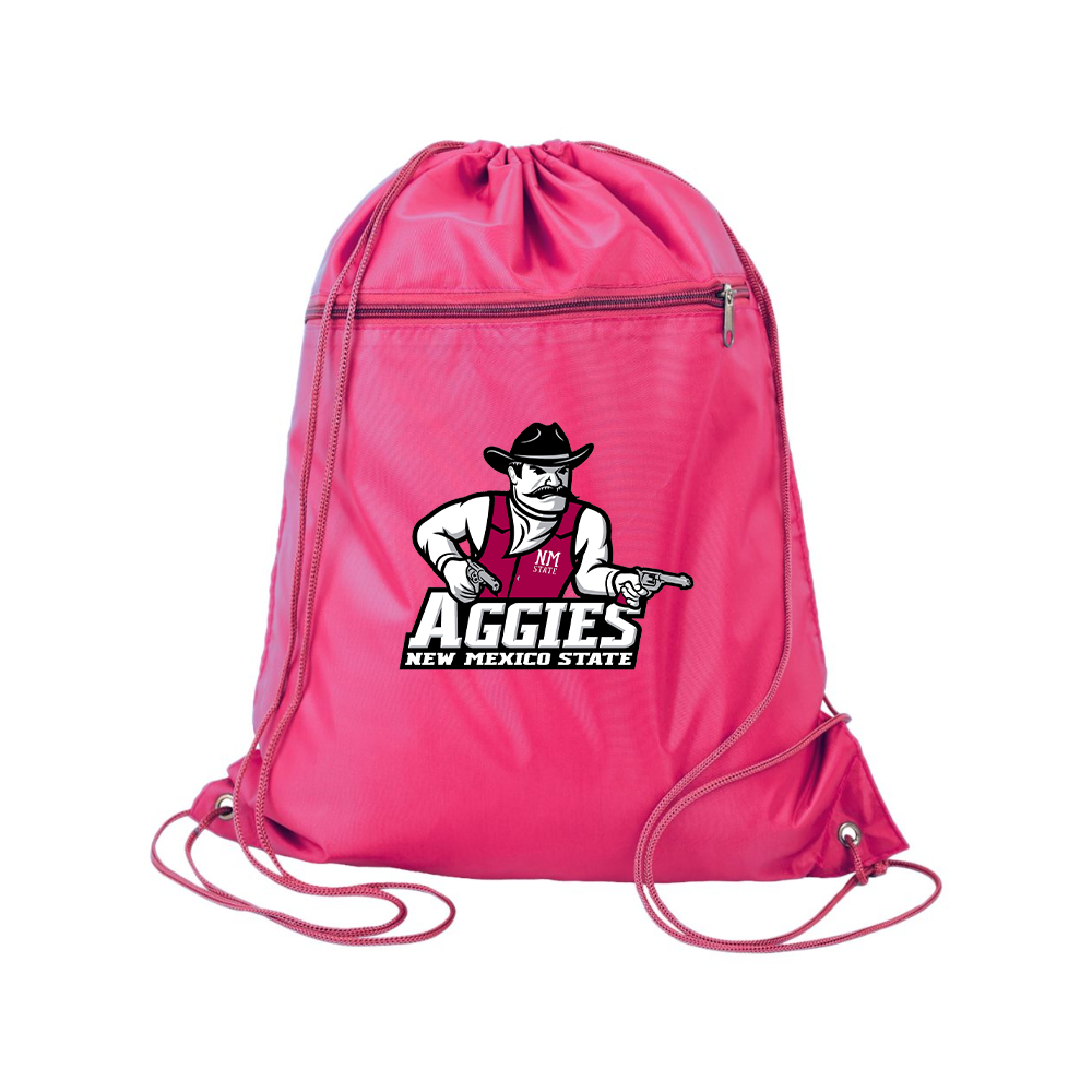 Aggies New Mexico State Logo Q-Tees - Polyester Cinchpack