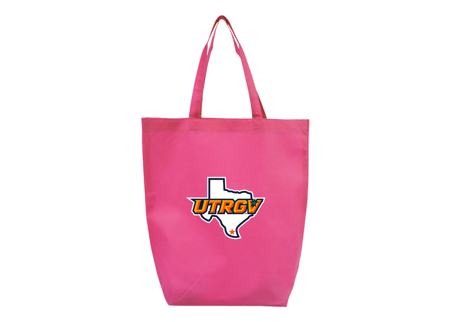 UTRGV Vaqueros Q-Tees Non-Woven Gusset Bottom Tote