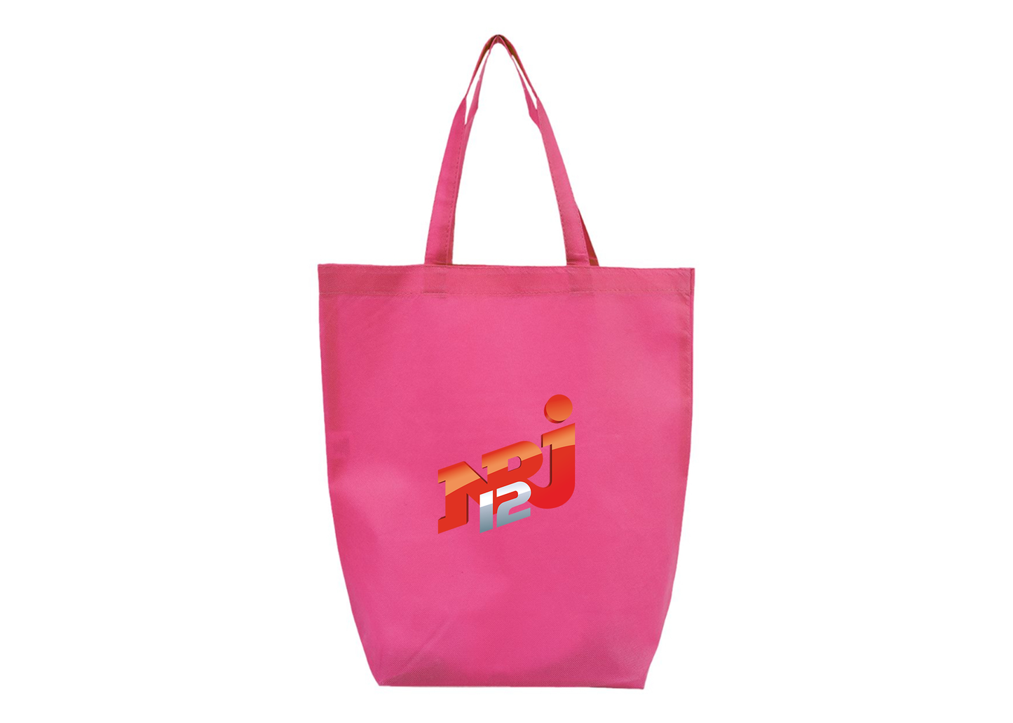 NRJ 12 Logo Q-Tees Non-Woven Gusset Bottom Tote