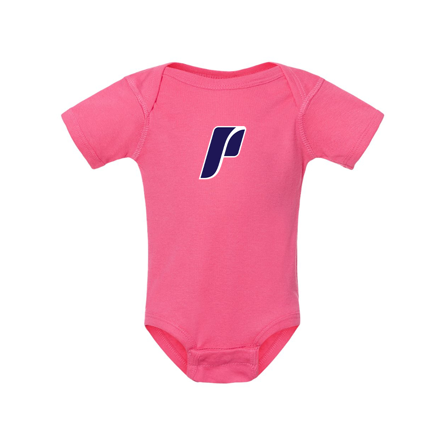 Portland Pilots Logo  Rabbit Skins Infant Baby Rib Bodysuit