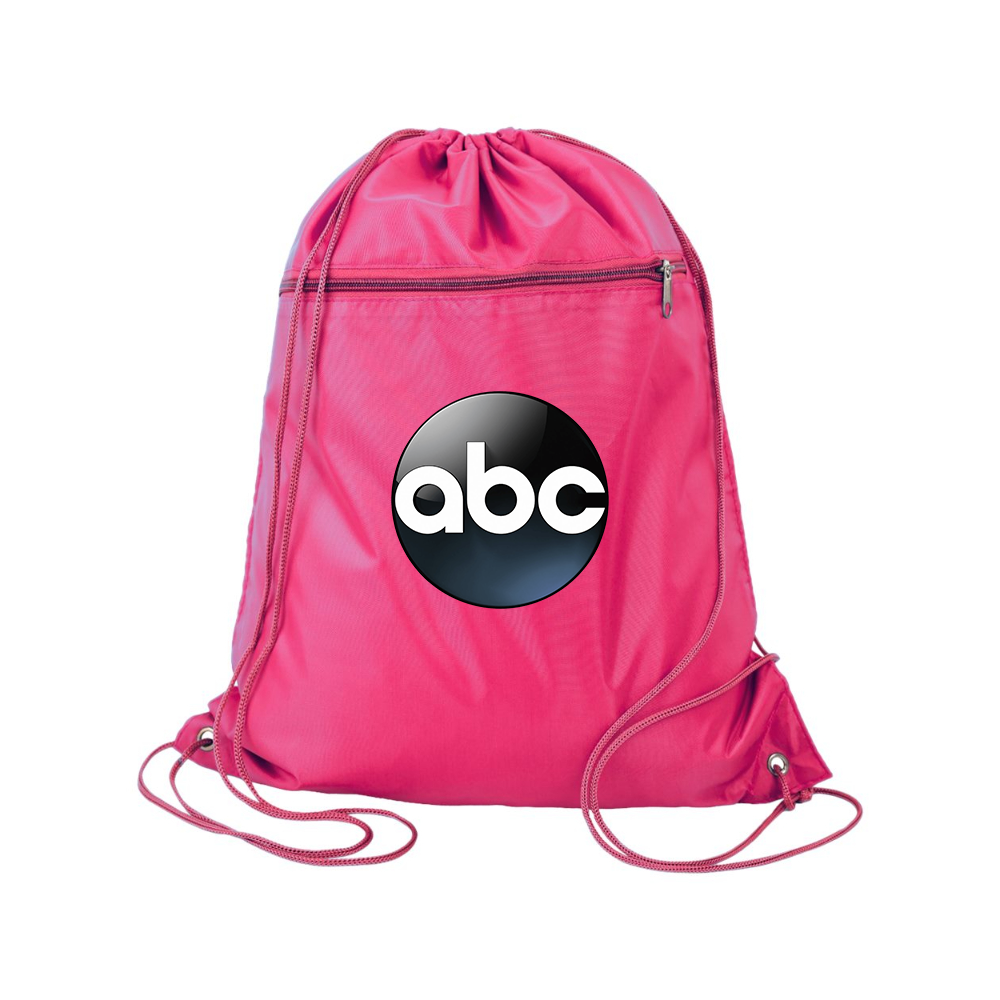 Abc Logo Q-Tees - Polyester Cinchpack