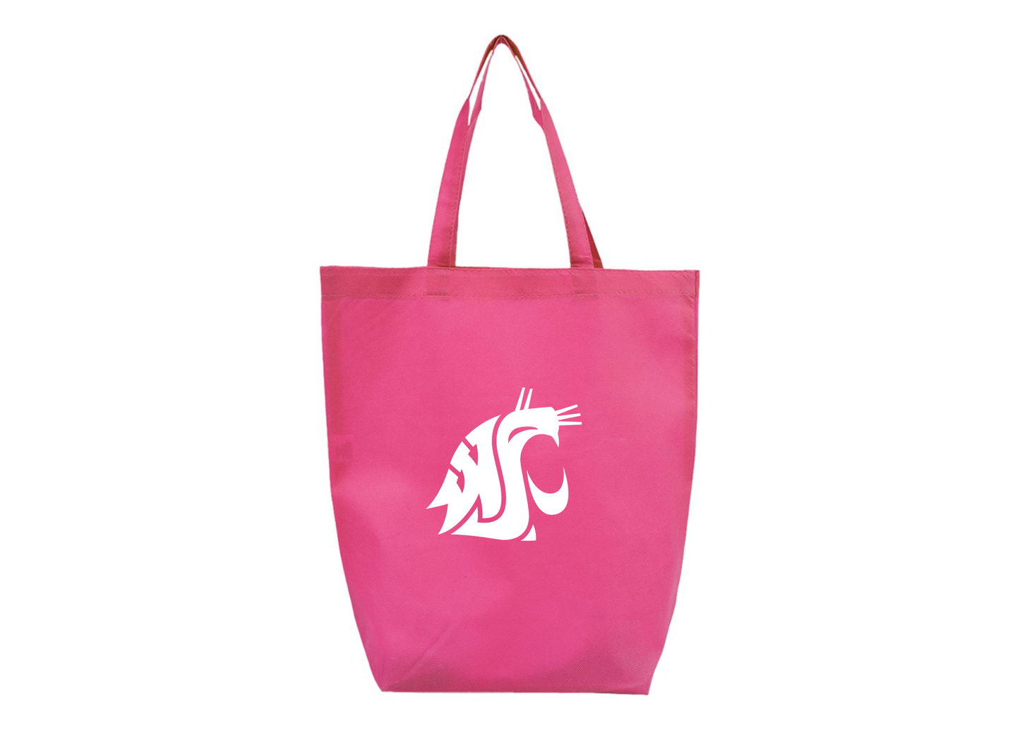 Washington State Cougars Q-Tees Non-Woven Gusset Bottom Tote