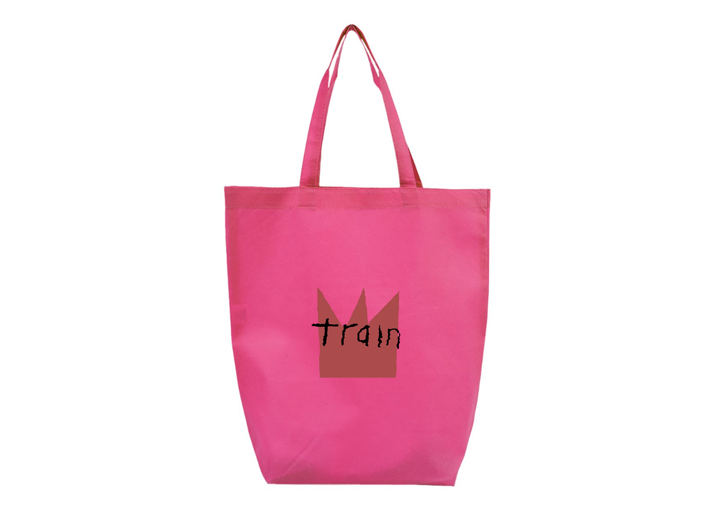 Train Q-Tees Non-Woven Gusset Bottom Tote
